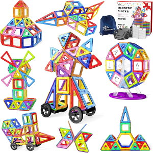 Jasonwell 133pcs }OlbgubN C  q mߋ c  ̎q {obP[W ̃pY Q[ fDIY ςݖ L[Y a Mtg NX}X v[g 