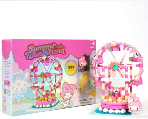 サンリオ ハローキティ&フレンズ サマーワンダーランド 積み木ブロックセット マイメロディ ウォーターテーマパーク 300ピース|サンリオ公式 ギフト・コレクション玩具 おもちゃ ごっこ