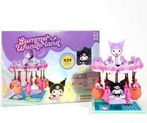 サンリオ ハローキティ&フレンズ サマーワンダーランド 積み木ブロックセット クロミ ウォーターテーマパーク 300ピース サンリオ公式 ギフト・コレクション玩具 おもちゃ ごっこ遊び ま