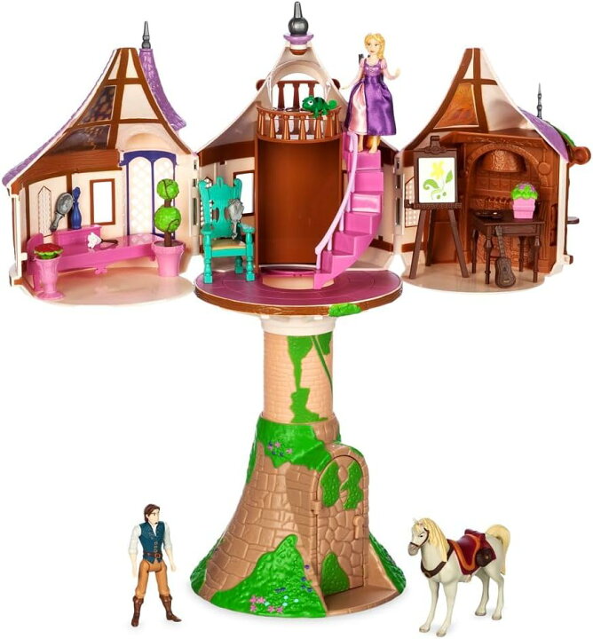 楽天市場】ディズニー プリンセス ラプンツェル タワー プレイセット 