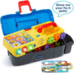 VTech �h���������[�� �c�[���{�b�N�X ��H�b2�`5�Ό��� �m�� �H������� ���C�g���T�E���h�t�� �h�����E�n���}�[�E�����`�t �������V�� �܂܂��� �������� �a���� �N���X�}�X ���̎q �j��