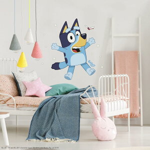 RoomMates �u���[�C ���� �E�H�[�� �V�[�� �X�e�b�J�[ �E�H�[���f�J�[�� �\���Ă͂����� �ǃf�R �������V�� �܂܂��� �������� �a���� �N���X�}�X ���̎q �j�̎q�y���s�A���i�zBluey Peel and Stick G