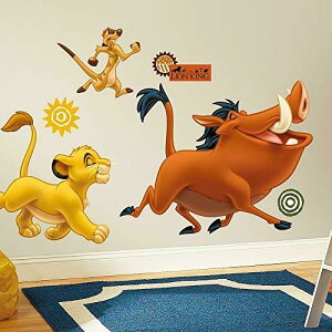 ysAiz CILO Vo vo@ eB EH[XebJ[ ǎ q ̎q j̎q RoomMates RMK1922GM The Lion King Peel and Stick Giant Wall Decals