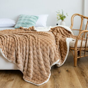 毛布 ふわとろ 2枚合わせ 毛布 ふわとろストライプ毛布 秋冬用エアコンカバーお昼寝 軽い 暖かい 厚手 吸湿発熱 膝掛け 厚手 ふわもこ ひざ掛け 掛け毛布 ブランケット ソファー用 フェイク