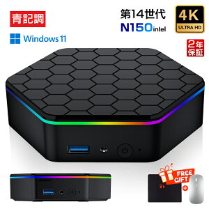 �y�~�jPC intel N150�V�����I2�N�ۏ؁�office���ځ��V�i�z�~�jPC �V�i office�t�� mini pc �p�\�R�� �f�X�N�g�b�v�p�\�R�� windows11 intel ��14���㍂���\CPU N150 4K 2��ʏo�� WiFi5 Bluetooth5.2 ������16GB SSD1TB 