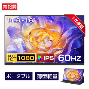 �y1�N�ۏ؁��V�i�������y�ʁz���o�C�����j�^�[ 11.6/14/15.6/16�C���` 1080P�t��HD �f�B�X�v���C �����^ ���y�� VESA�Ή� �R�X�p ���掿 �f���A�����j�^�[ �T�u���j�^�[ �Q�[�~���O���j�^�[ �|�[�^