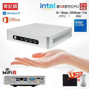 �yi7-13650HX�V�����I2�N�ۏ؁�office2024���ځz�~�j pc �V�i office�t�� mini pc �p�\�R�� �f�X�N�g�b�v�p�\�R�� �~�jPC windows11 intel core ��13���㍂���\CPU 4K WiFi6 Bluetooth ������8~16GB SSD256GB~1TB ��e�� ��