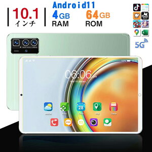 Android ^ubg 10.1C` IPSfBXvC 5G SIMʘb 4GB+64GB AhCh 2.4G/5G WI-FIf 8000mAhobe[ GPS@\ ݑΖ lbg ^ y q