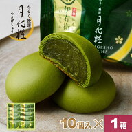 饅頭 まんじゅう 伊右衛門月化粧(抹茶) 10個入 青木松風庵 和菓子 洋菓子 プレゼント 進物 贈り物 贈答用…