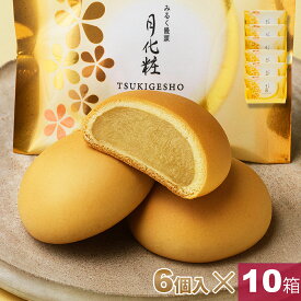 【P最大8倍★お買い物マラソン期間限定】 饅頭 まんじゅう 月化粧 60個(6個入×10箱) 青木松風庵 和菓子 洋菓子 プレゼント 進物 贈り物 贈答用 大阪土産 お菓子 プチギフト 菓子折り