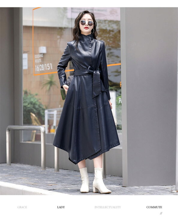 楽天市場】レザージャケット レディース 新品 羊革 本革 レザーコート 