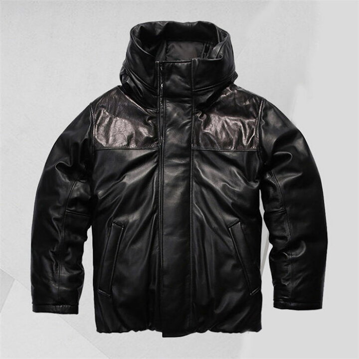 楽天市場】【スーパーSALE 15%OFF&PT5倍】ラム革ダウンジャケット ラム 