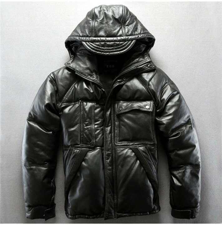 楽天市場】【時間限定10%OFF】ラム革ダウンジャケット ラム革 