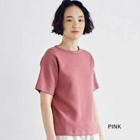 【定番継続/通年】tumugu: 【ツムグ】マシュコットン　半袖Tシャツ（4色）（F）tc21102