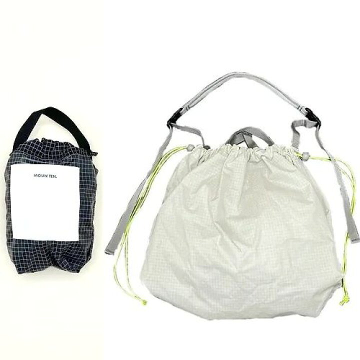 楽天市場】【NEW/通年】MOUN TEN.【マウンテン】drawcord gym bag（3色 