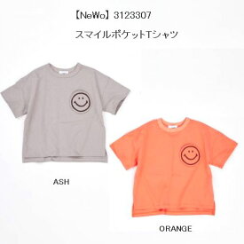 【2023春夏】NEEDLE WORKS【ニードルワークス】【NeWo】スマイルポケットTシャツ（3色）（80～150）3123307