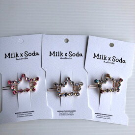 【Milk & Soda】milk&soda HAIRPIN　ミニ クラウン 王冠　ヘアピン（3色）mxs_hc91