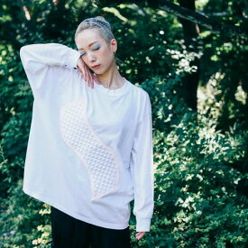 【2024春夏】ME.TO【メト】122 ×arere quilt motif long sleeved T-shirt（2色）（オトナ/3サイズ）122meatl2