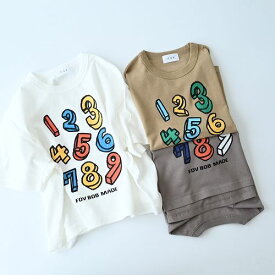 【2024春夏】FOV【フォブ】〔FOV BOB〕F/B numbers Tシャツ（3色）（90～130）624485