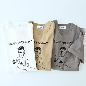 【2024春夏】FOV【フォブ】BOB'S 6分袖Tシャツ（3色）（90～160/4サイズ）624406