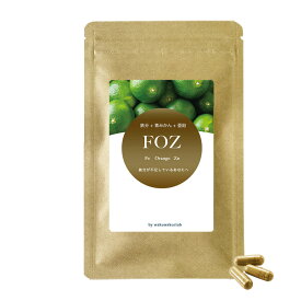 鉄分補給 フェリチン 鉄 サプリ FOZ 30錠 1袋（青みかん+リモナイト+亜鉛）鉄サプリメント