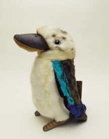 【再入荷しました】【残り1点】【即納】ハンサアオバネワライカワセミ HANSA BL. WINGED KOOKABURRA カワセミのぬいぐるみ
