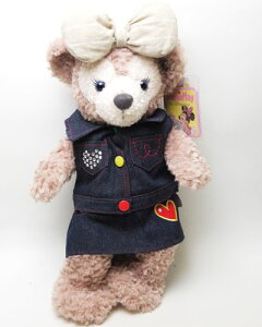 【即納】【メール便でお届け】ダッフィー&シェリーメイ春夏用コスチュームデニムベストジュエルぬいぐるみ・スカートは別売