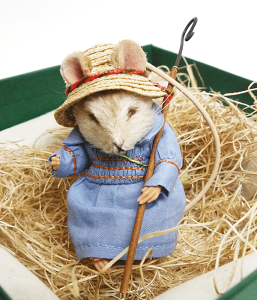 【即納】Rジョンライト作 テディベア ぬいぐるみ マザーグースマウスシリーズ150セット限定「BILLY BOY BLUE」