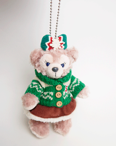 【即納】【新品】ディズニーシー2015年11月発売シェリーメイのクリスマスぬいぐるみバッジ