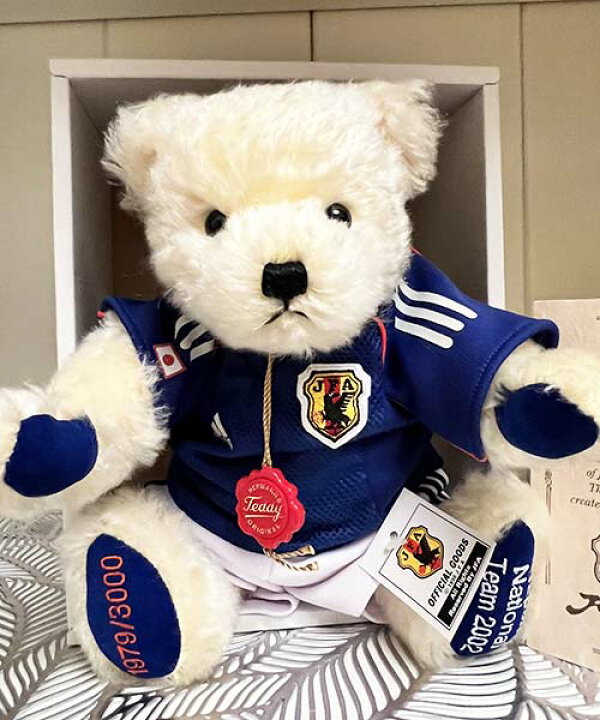 楽天市場】【即納】【新古品】ハーマン社テディベア 日本JFAサッカー 
