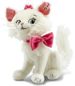 【6月特価】シュタイフ テディベア Steiff ぬいぐるみ 2020年発売 ディズニー おしゃれキャットの白猫「マリー」