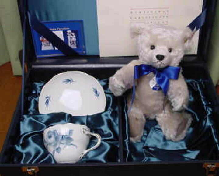 楽天市場】【即納】シュタイフ×マイセン テディベア Steiff ぬいぐるみ 