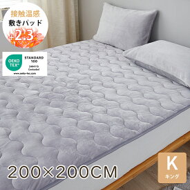 ★楽天1位受賞★発熱蓄熱 敷きパッド あったか 秋冬 シングル2台用 ワイドキング ファミリーサイズ 200×200cm 吸湿発熱 北欧 暖かい 敷パッド 敷き毛布 ベッドパッド ベッドカバー シーツ パイル マイクロファイバー 静電気防止抗菌 極上の寝心地