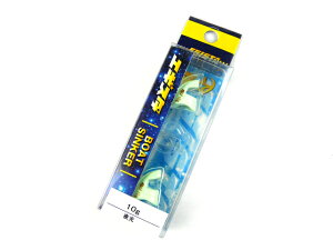釣研(TSURIKEN) エギスタ ボートシンカー 10g 夜光 エギング シンカー 錘 オモリ ウエイト エギのオモリ エギのシンカー 後付け ティップラン ティップエギング ボートエギング ティップゲーム