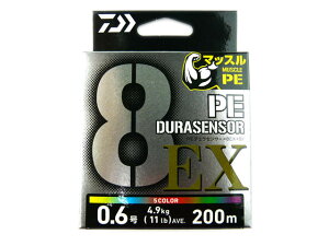 _C(DAIWA) UVF PE fZT[(PE DURASENSOR) X8EX{Si3 0.6 200m }`J[ PEC EXH 12lb 8uCh 8X 8{҂ 8{g GMO eBbv |G` C AICJ AIC