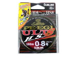 �T�����C��(SUNLINE) �\���e�B���C�g(SaltiMate) PE EGI ULT HS8 0.8�� 180m �y�ꕔ�n����������������z �}���`�J���[ PE���C�� 13.2lb 8�u���C�h 8X 8�{�҂� 8�{�g ���}���b�s �G�M���O �e�B�b�v���� �W�M��