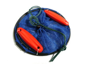 プロマリン(PRO MARINE) メッシュホース巻スカリ 30×2(30cm 2段) AKA019-30 アオリイカ ヤエン ウキ釣り ビク イケス 生け簀 防波堤 波止 活かしバケツ スカリ 生き餌 活き餌 アオリイカ釣り イカ いか