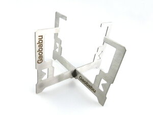 ガオバブ(Gaobabu)Gaobabuマルチクロス五徳(収納袋付き) 五徳 ゴトク ミニ アルコールバーナー アルコールストーブ アルスト トランギア trangia 固形燃料 trivet クッカースタンド コンパクト 軽量