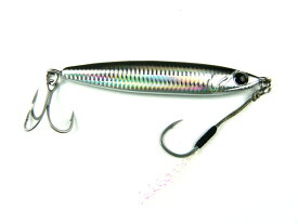 ジーク(Zeake) Rサーディン(R-SARDINE) 40g RS004 カタクチ 85mm 低比重 スローフォール ルアー ハードルアー メタルジグ ジグ ジギング ショアジギング オフショア タチウオ 太刀魚 シーバス 青物 ヒラメ マゴチ ロックフィッシュ ハタ ゲームフィッシング