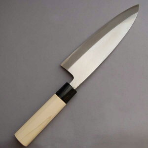 白紙片刃出刃包丁 150mm 左 【送料無料】