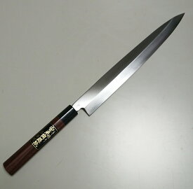 銀紙片刃柳刃刺身包丁210mmシタン柄 【送料無料】