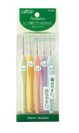 クロバー レース針 アミュレ セット 5本入 43-323 Clover 編み物 3239