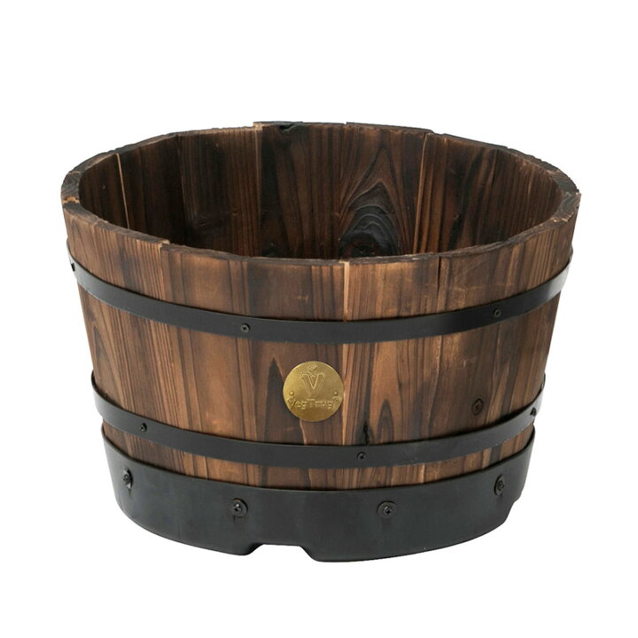 684円 94 Off 庭sサイズの3x木製プランターバレル花六角形