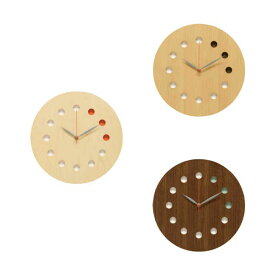 旭川のクラフト工房 cosine(コサイン)掛け時計（カラー） 木製 掛時計 【おしゃれ】 送料無料 【旭川家具】