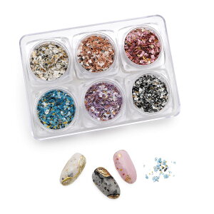 lCA[gp 嗝΃pE_[ 6FZbg t[N zC PROPNAIL 嗝  z VF zO lC Ob^[ A[g f WFlC Xg[ Marble powder for nail art