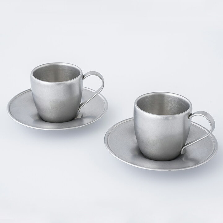 楽天市場】VINTAGEINOX DWカップ＆ソーサー 2客セット 100ml/160ml 