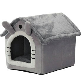 送料無料 犬 猫 PET HOUSE ペットハウス 猫用 ペットベッド 犬用 ハウス ペットハウス 春 秋 冬 分解して洗えます 小型犬 犬小屋 室内用 おしゃれ S