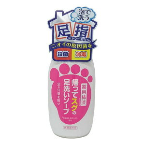 【医薬部外品】《マックス》 薬用柿渋 帰ってスグの足洗いソープ 250mL