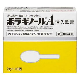 【指定第2類医薬品】《天藤製薬》 ボラギノールA注入軟膏 2g×10個 ★定形外郵便★追跡・保証なし★代引き不可★