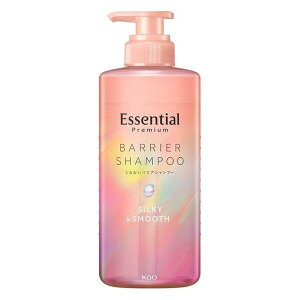 《花王》 エッセンシャル プレミアム うるおいバリアシャンプー シルキー&スムース ポンプ 450mL
